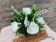 Fresh Look Ivory Roses With Lily of the Valley *Special Edition*