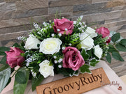 Fresh Look Rose Pink Roses With Heather & Gypsophila *Special Edition*