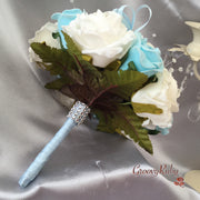 Back of Bouquet Baby Blue Butterfly 