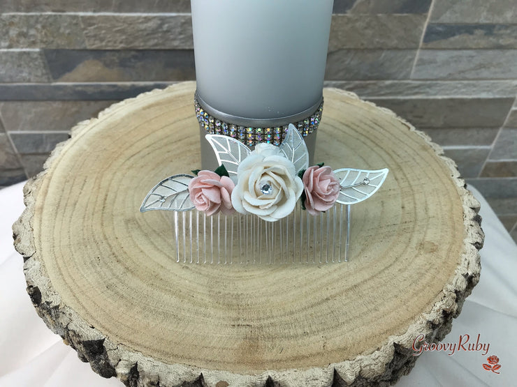 Charming (Choice of Bud Colour) - Hair Comb