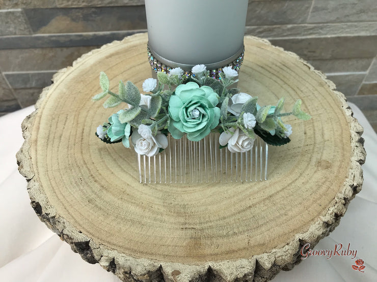 Endless (Sage Green) - Hair Comb