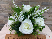 Fresh Look Ivory Roses With Lily of the Valley *Special Edition*