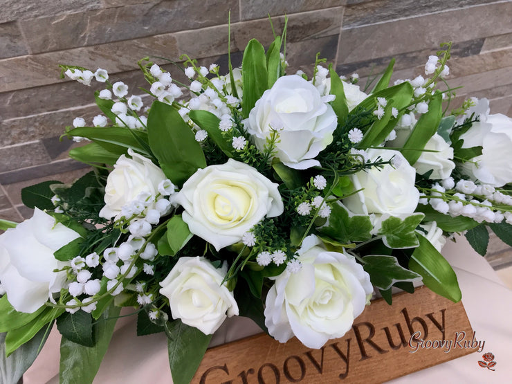 Fresh Look Ivory Roses With Lily of the Valley *Special Edition*