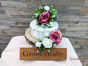 Fresh Look Rose Pink Roses With Heather & Gypsophila *Special Edition*