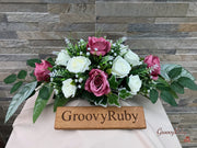 Fresh Look Rose Pink Roses With Heather & Gypsophila *Special Edition*