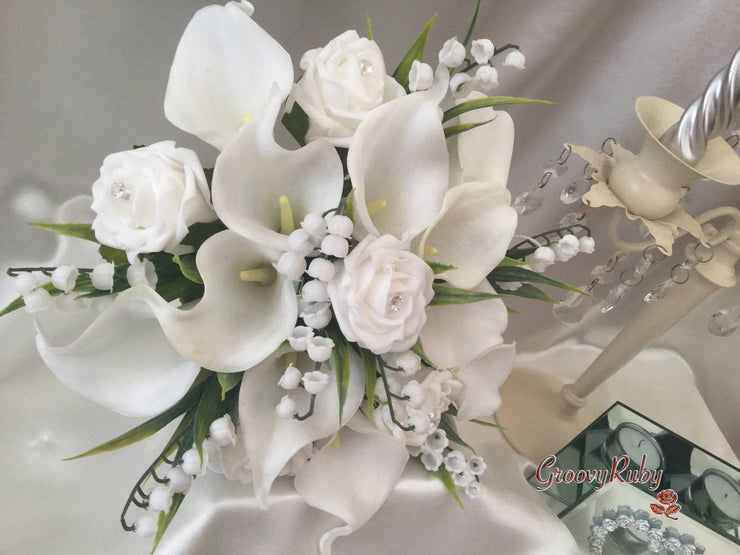 Lily of the Valley & Large Calla Lily