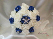 Royal Blue Snowflake Bouquet