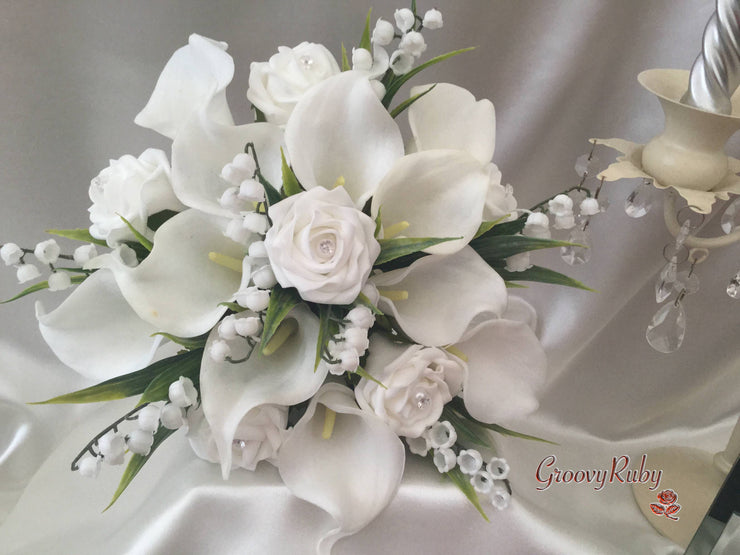 Lily of the Valley & Large Calla Lily