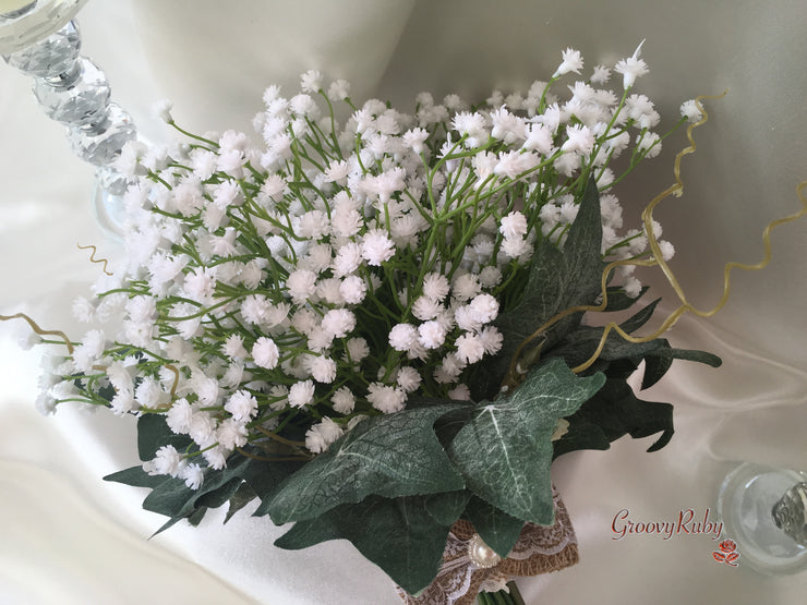 Hand Tied Gypsophila Bouquets