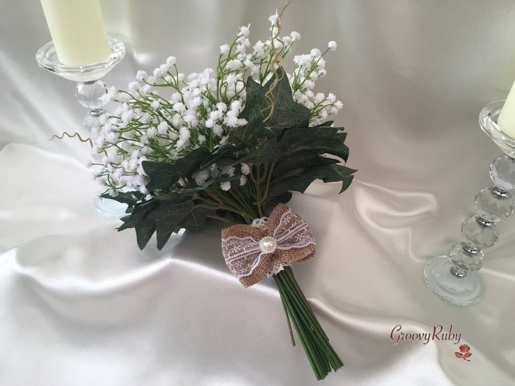 Hand Tied Gypsophila Bouquets