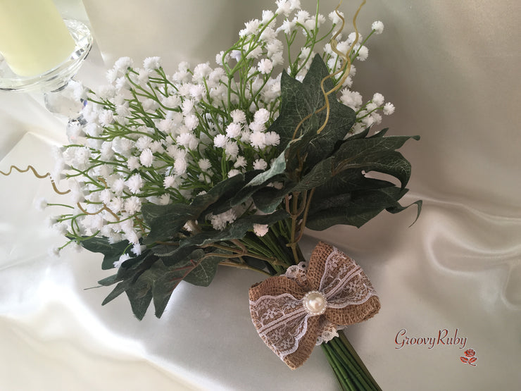 Hand Tied Gypsophila Bouquets