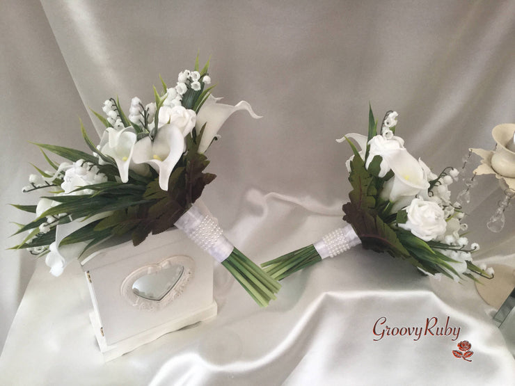 Lily of the Valley & Large Calla Lily
