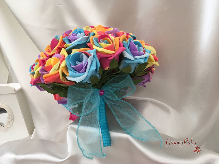 Rainbow Roses