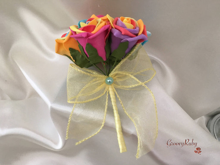 Rainbow Roses