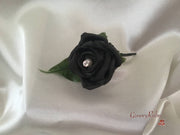 Single Pearl Rose Buttonhole - Colour of your Choice