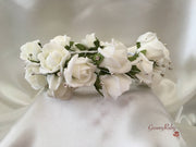 Bride Flower Head Garland - Ivory