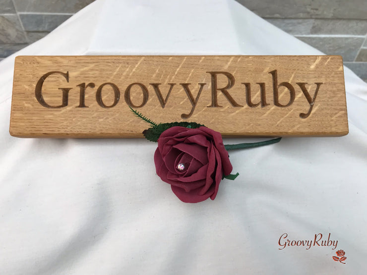 Burgundy Thistle With Foam Roses & Gypsophila
