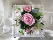 Small Tiger Lilies & Baby Pink Roses With Foliage