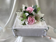 Small Tiger Lilies & Baby Pink Roses With Foliage