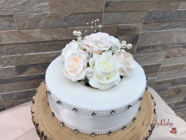 Champagne Roses With Pearl