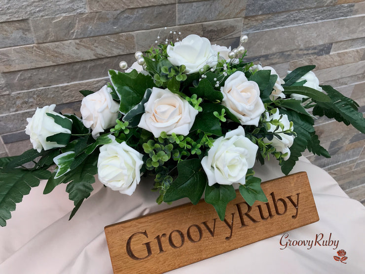 Champagne Roses With Pearl