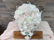 Champagne Roses With Pearl