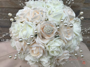 Champagne Roses With Pearl