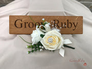 Chantilly Cream With Pearls & Foliage
