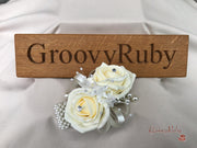 Chantilly Cream With Pearls & Foliage