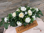 Chantilly Cream With Pearls & Foliage