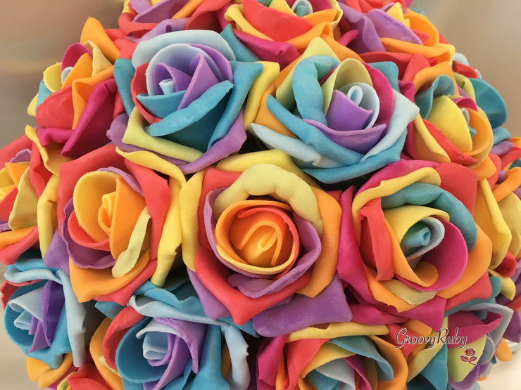 Rainbow Roses