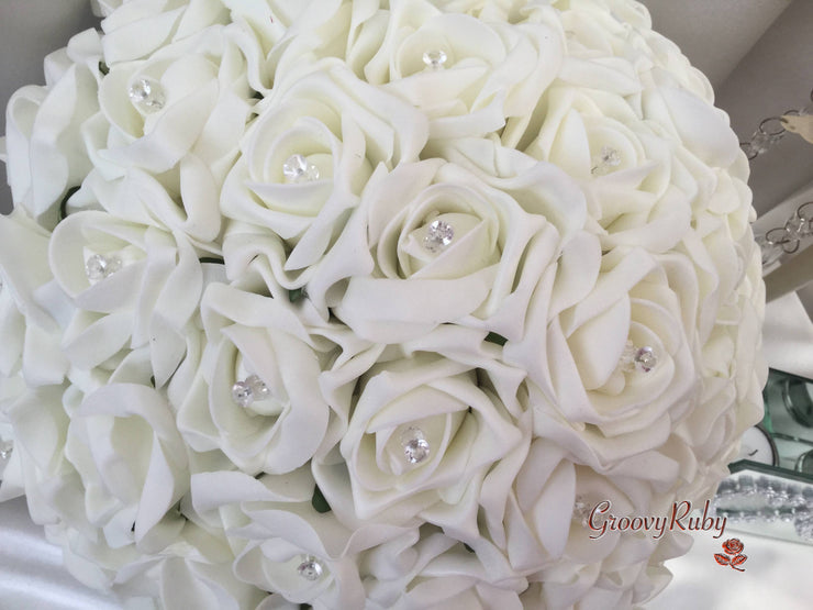 Close up Large Round Bride