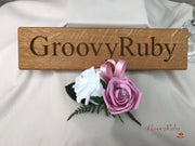 Double Rose Crystal Buttonhole - Colour Combination of your Choice