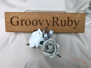 Double Rose Crystal Buttonhole - Colour Combination of your Choice