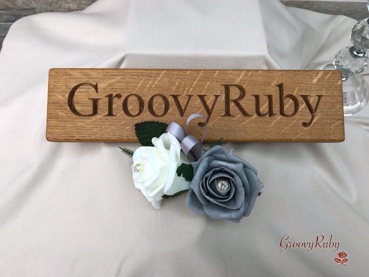 Double Rose Pearl Buttonhole - Colour Combination of your Choice