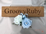 Double Rose Pearl Buttonhole - Colour Combination of your Choice
