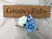 Double Rose Pearl Buttonhole - Colour Combination of your Choice