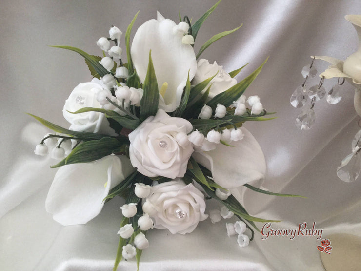 Lily of the Valley & Large Calla Lily