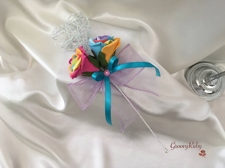 Rainbow Roses