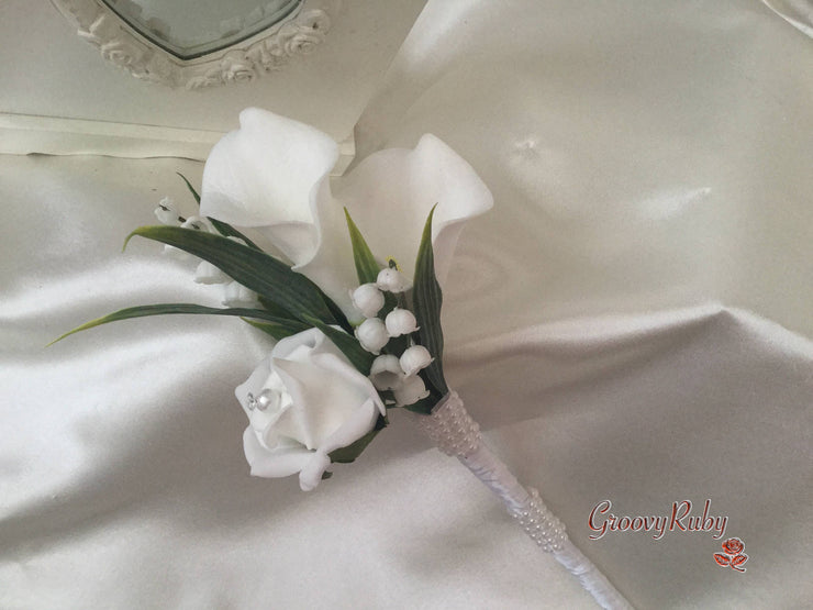 Lily of the Valley & Large Calla Lily