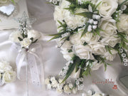 Rose, Carnation, Lily of the Valley & Foliage