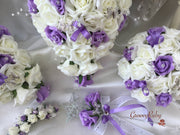 Lilac & Ivory Butterfly Crystal
