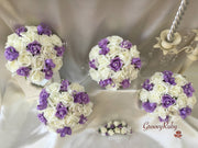 Adult Bridesmaid Bouquets Lilac