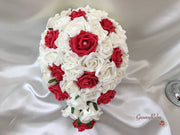 Red & Ivory Rose Crystal Range