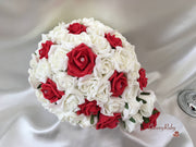 Red & Ivory Rose Crystal Range