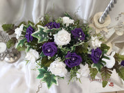 Cadbury Purple & Ivory Butterfly Crystal