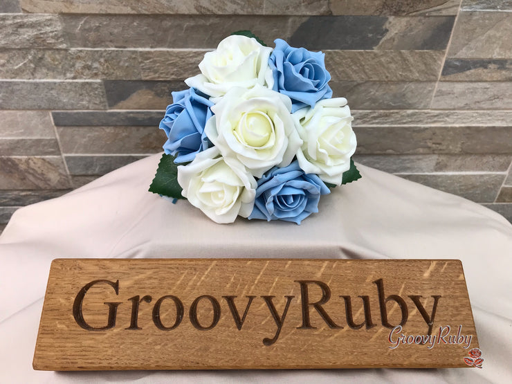 Ivory & Dusty Blue Classic
