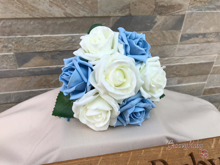 Ivory & Dusty Blue Classic