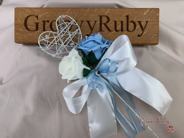 Ivory & Dusty Blue Classic