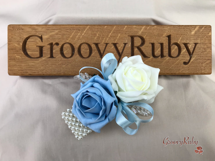 Ivory & Dusty Blue Classic